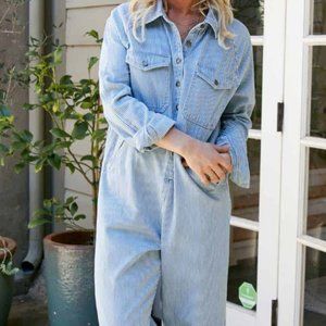 THE GREAT. Cropped Boiler Suit